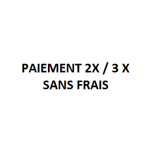Paiement 2x 3x sans frais